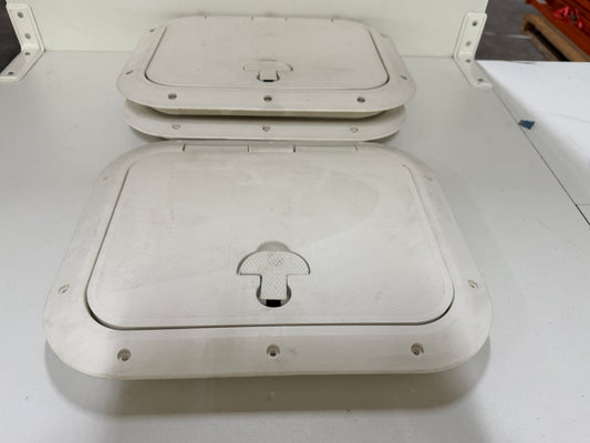 Inspectieluik 215 x 289 mm wit