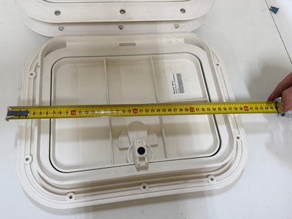 Inspectieluik 215 x 289 mm wit