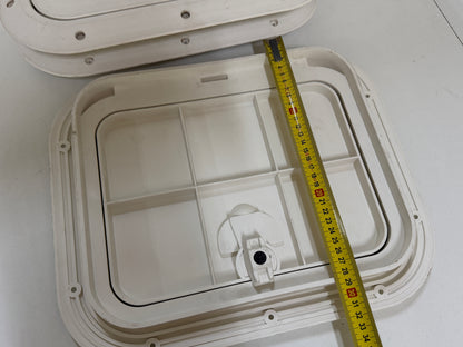Inspectieluik 215 x 289 mm wit