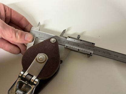 Gibb tufnol Klapblok / Snatchblok / Spinakerblok 57mm schijf