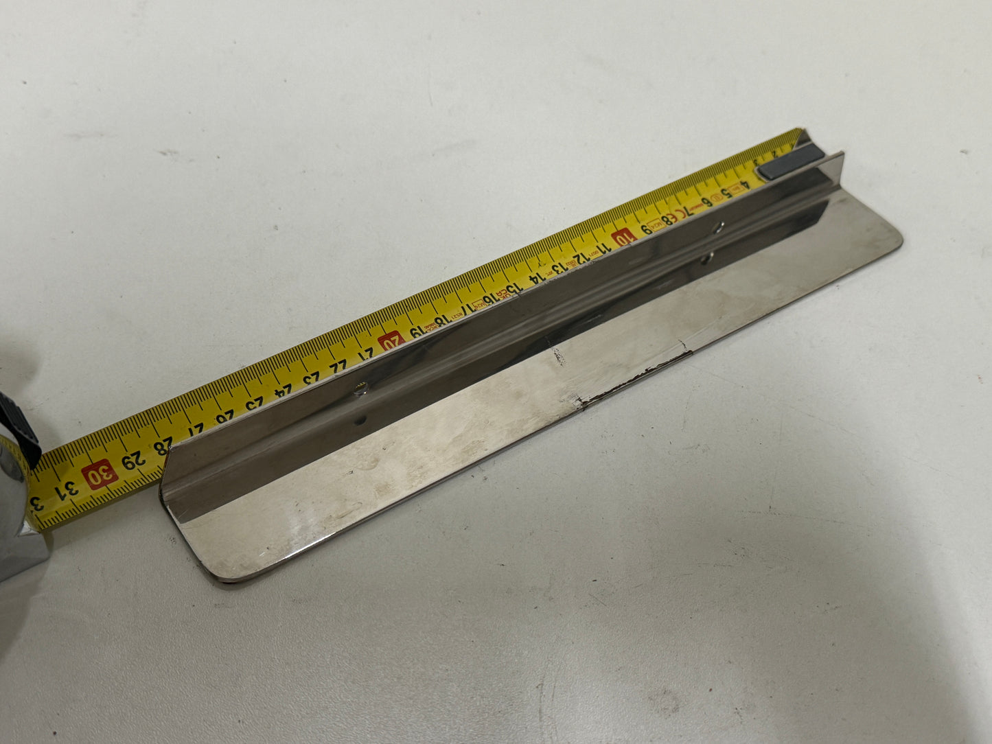RVS vlambeschermer voor oven 290 x 40 mm - NIEUW