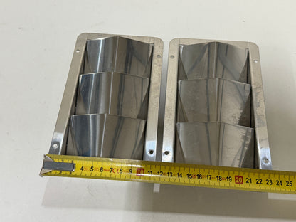 Talamex Ventilatierooster RVS 3 inlaten 205 x 115 mm