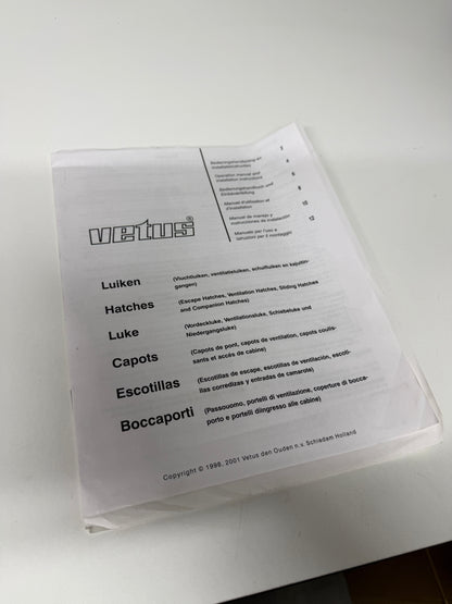 Nieuw Vetus dekluik 62 x 62 cm