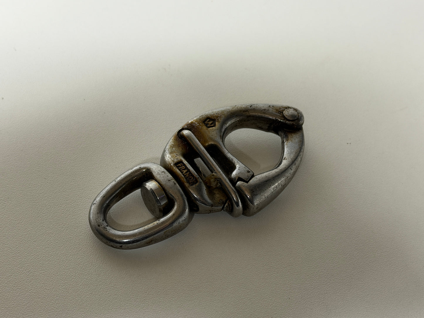 Wichard Snapsluiting quick release met wartelend oog RVS 90 mm