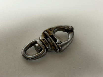 Wichard Snapsluiting quick release met wartelend oog RVS 90 mm