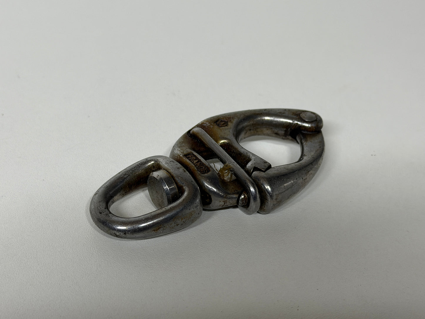 Wichard Snapsluiting quick release met wartelend oog RVS 90 mm