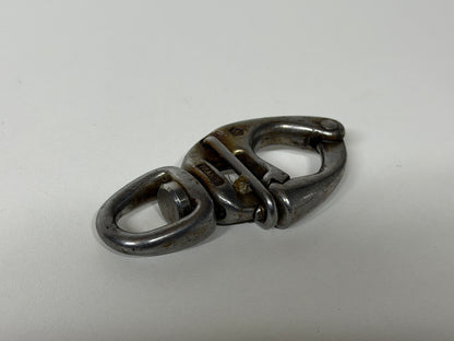 Wichard Snapsluiting quick release met wartelend oog RVS 90 mm