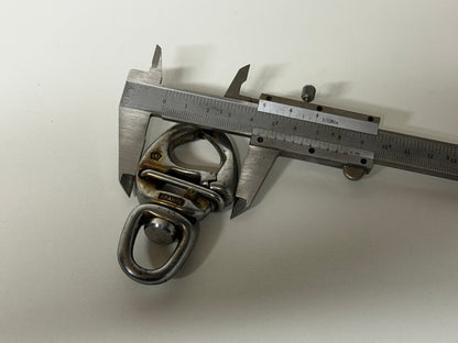 Wichard Snapsluiting quick release met wartelend oog RVS 90 mm