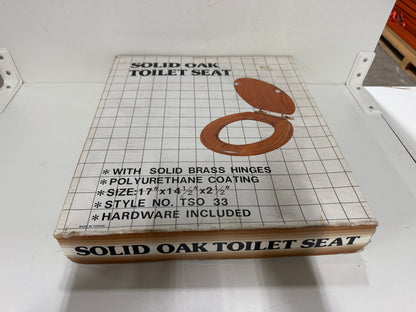 Solid Oak Toilet Seat/ toiletbril - NIEUW