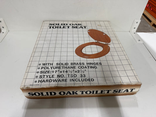 Solid Oak Toilet Seat/ toiletbril - NIEUW