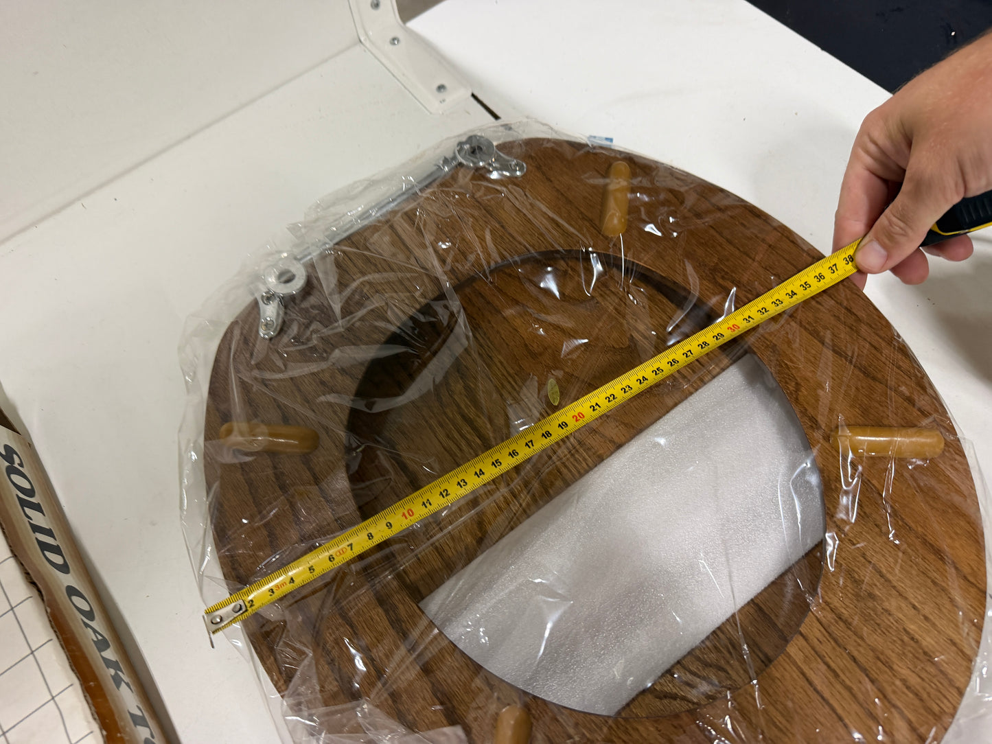 Solid Oak Toilet Seat/ toiletbril - NIEUW