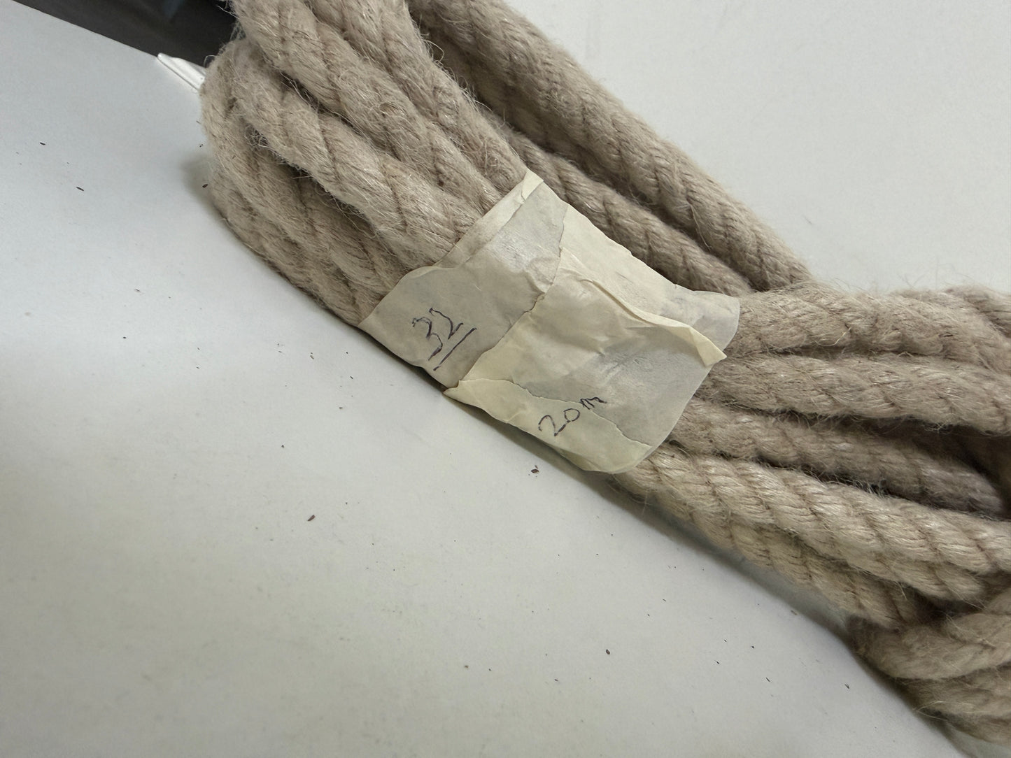20 meter Gripotex 12 mm 3 str landvast/ankerlijn - NIEUW