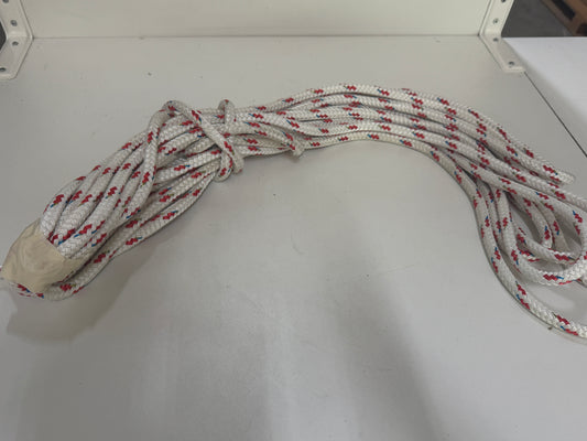 14 meter Tiptolest 12 mm rood val/schoot - NIEUW