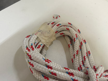 14 meter Tiptolest 12 mm rood val/schoot - NIEUW