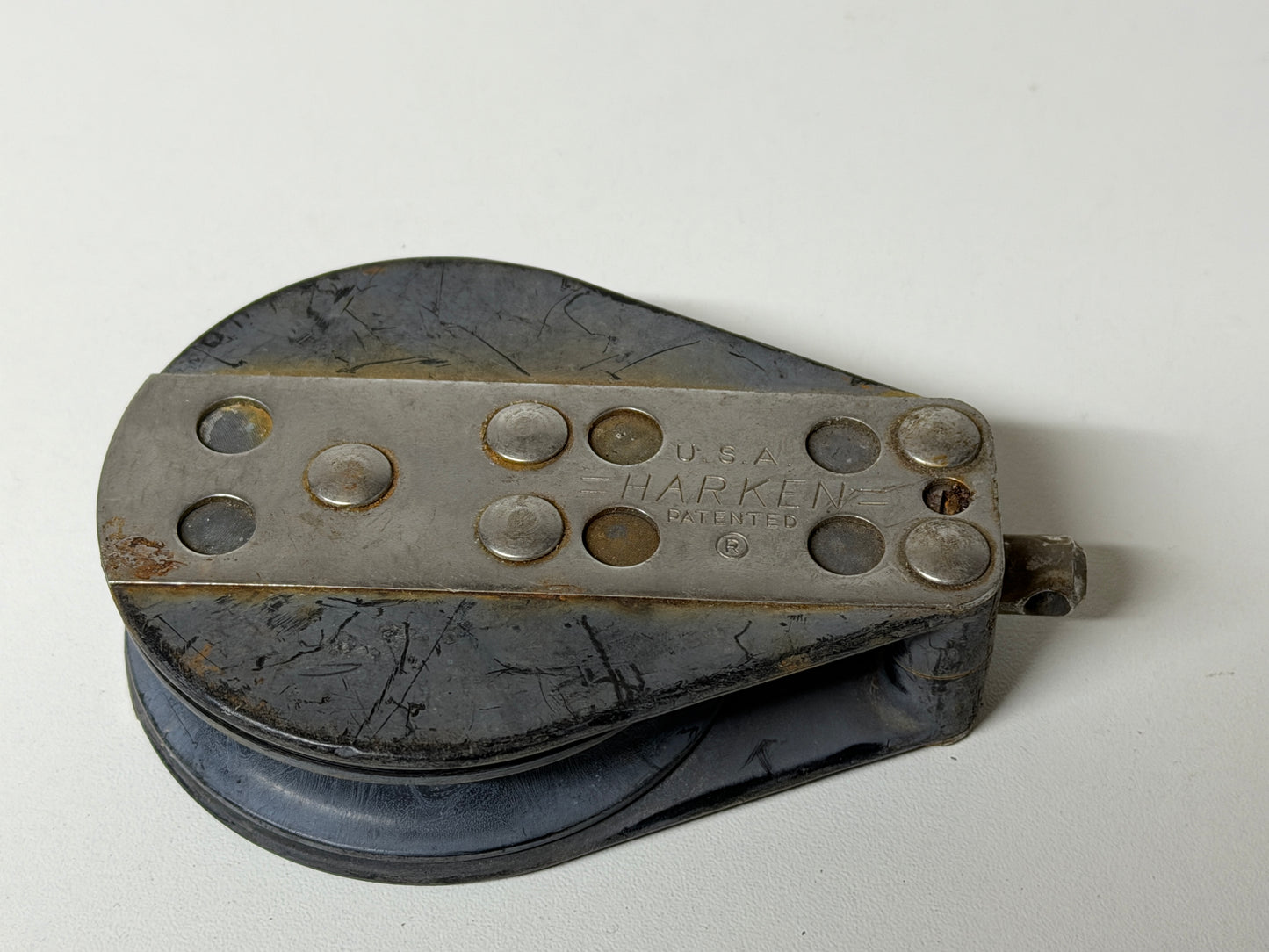 Harken 1 schijf blok 74 mm tot 13 mm lijn met wartel gelagerd