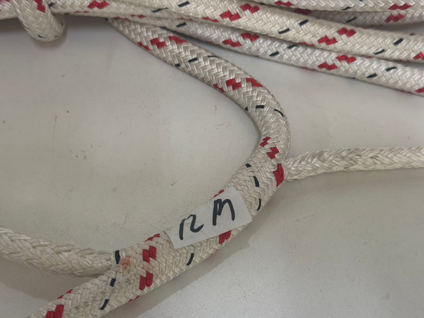 12 meter schoot/val/lijn met lus 12 mm