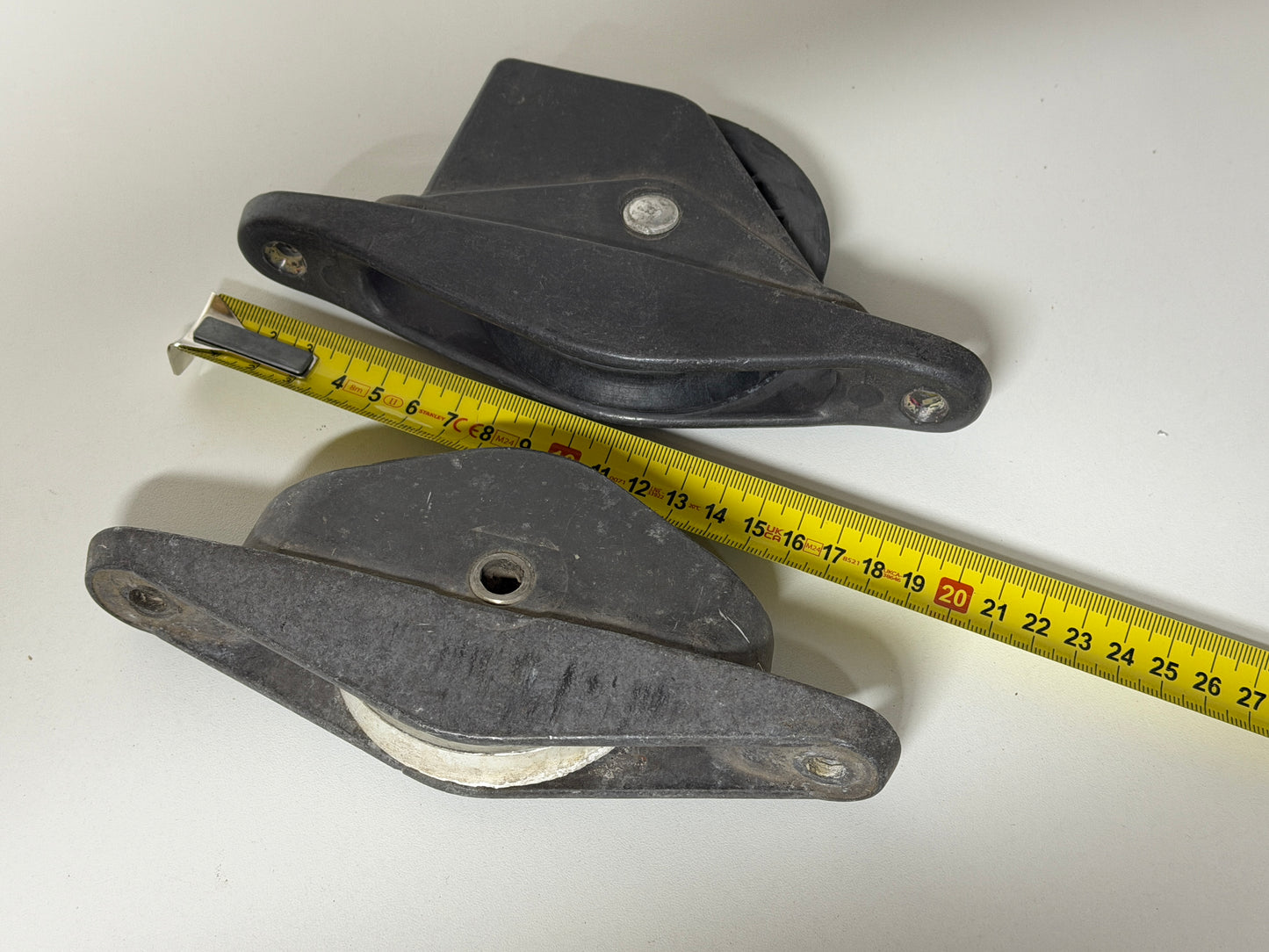 1 schijfs blok door dek max 12 mm lijn