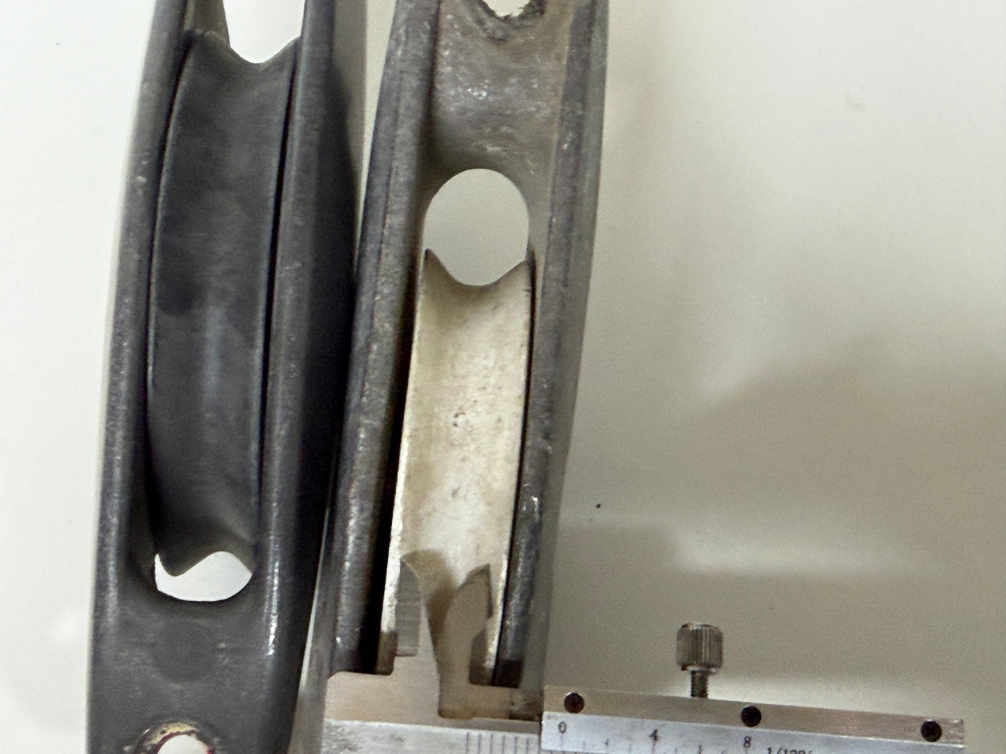 1 schijfs blok door dek max 12 mm lijn