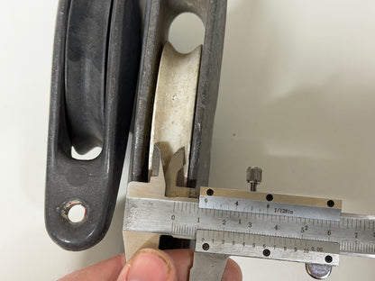 1 schijfs blok door dek max 12 mm lijn