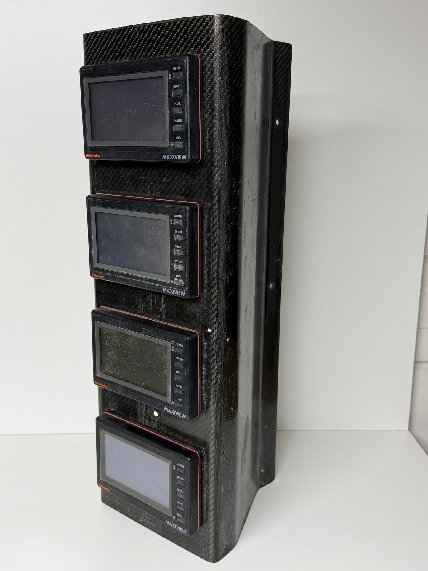 Carbon Mast Unit / maststeun met 4 x Autohelm Maxiview