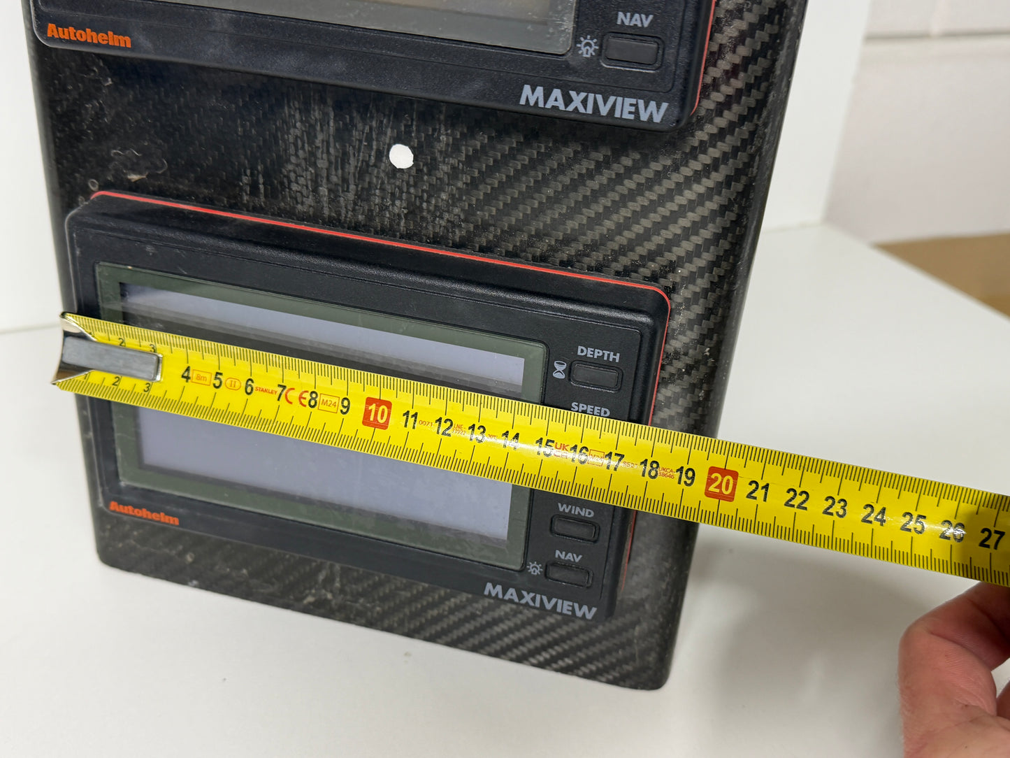 Carbon Mast Unit / maststeun met 4 x Autohelm Maxiview