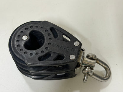 Harken 75 mm Carbo 2 schijfs blok