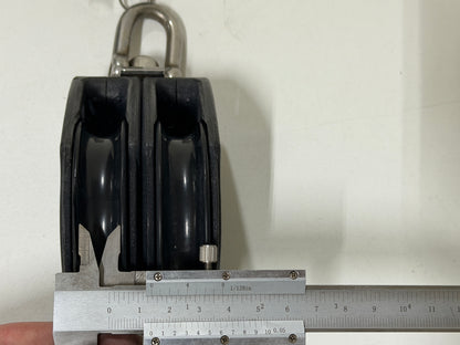 Harken 75 mm Carbo 2 schijfs blok