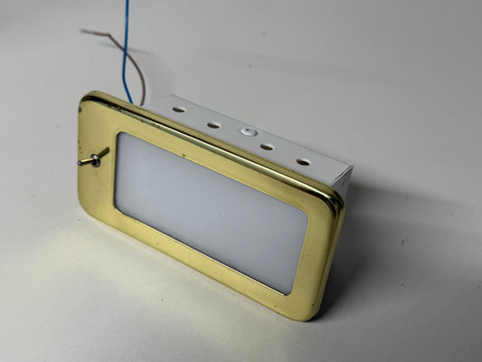 Messing lampje voor in de boot 140x70mm