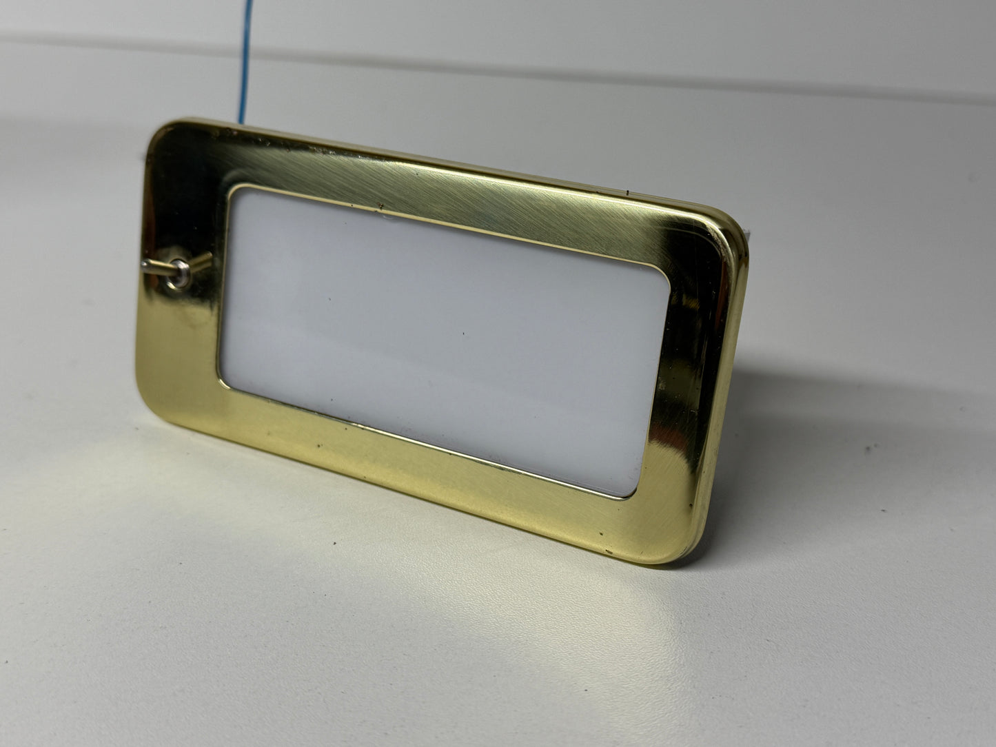 Messing lampje voor in de boot 140x70mm