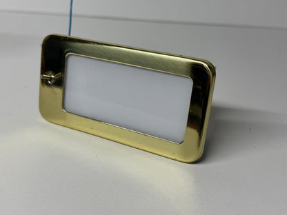 Messing lampje voor in de boot 140x70mm
