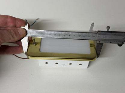 Messing lampje voor in de boot 140x70mm