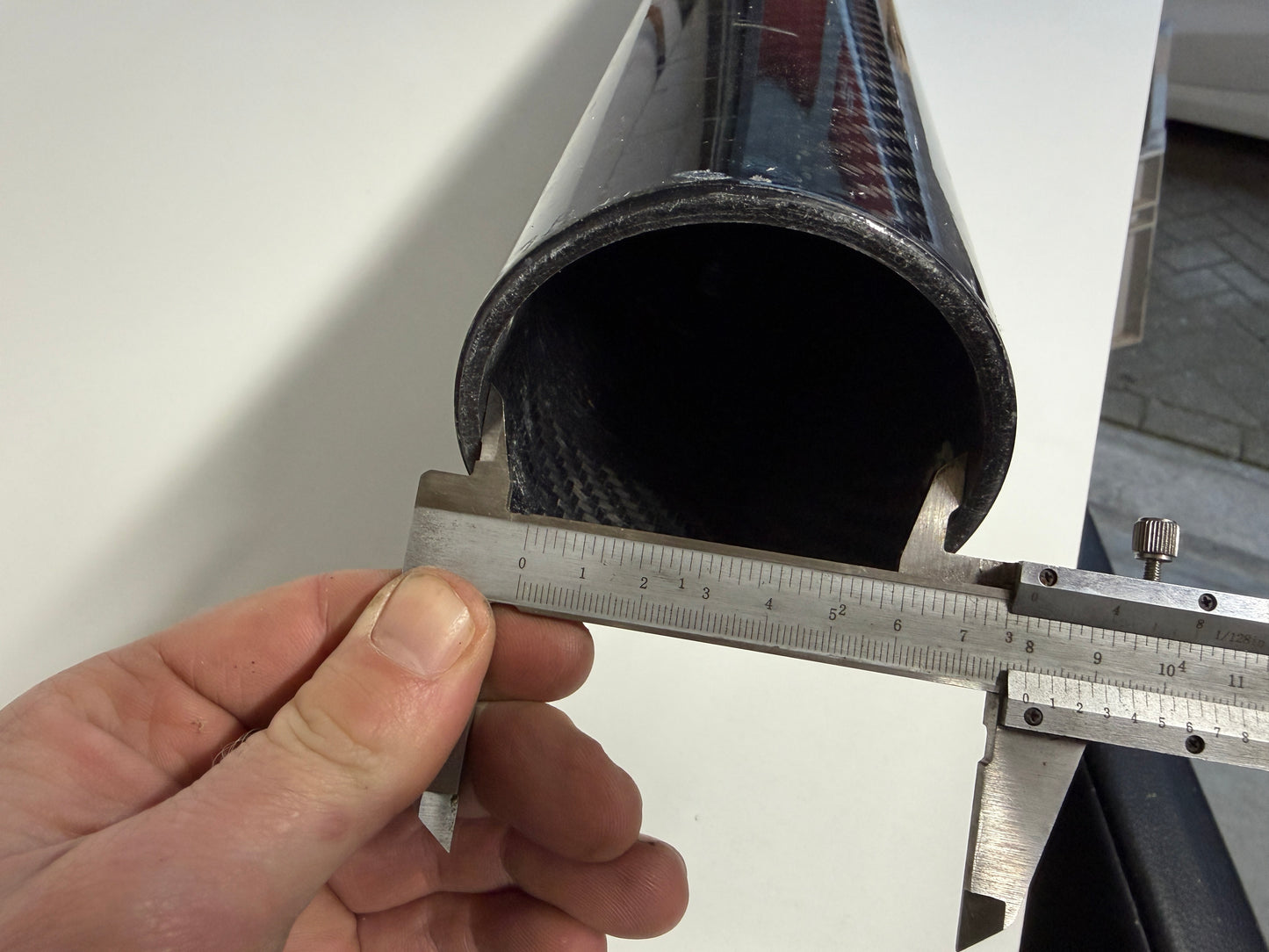 Carbon boom 200 cm lang 80 mm