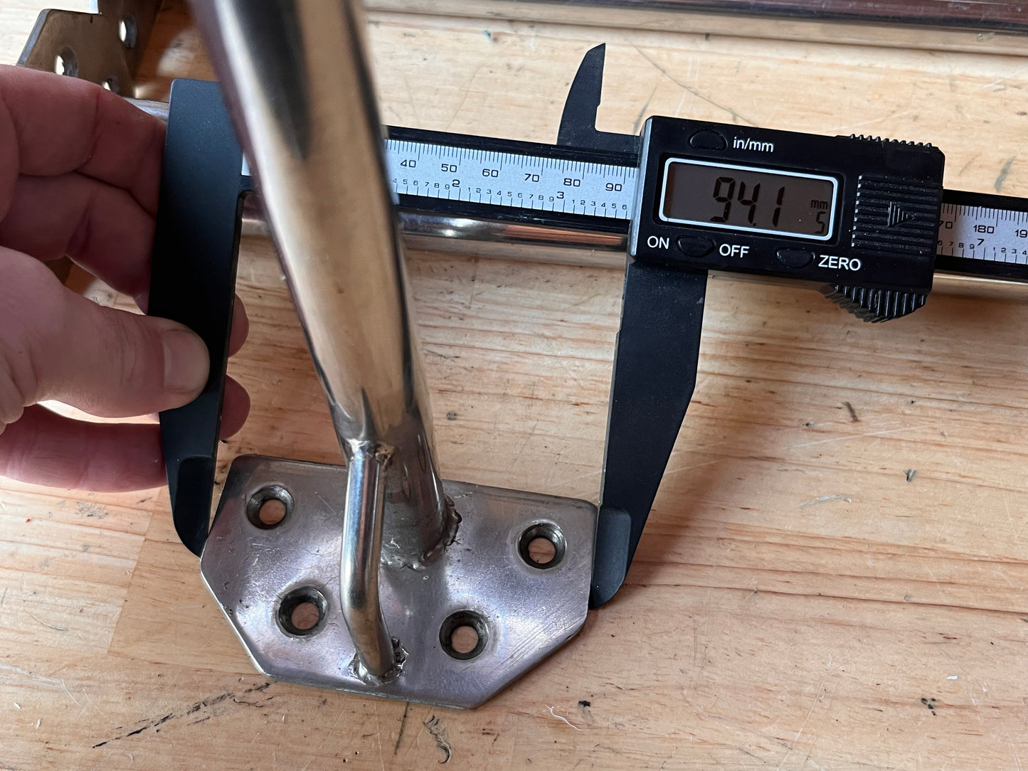 4 RVS scepters 32 cm