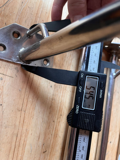 4 RVS scepters 32 cm