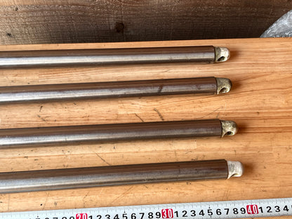 4 RVS scepters 39 cm inclusief scepterpotten
