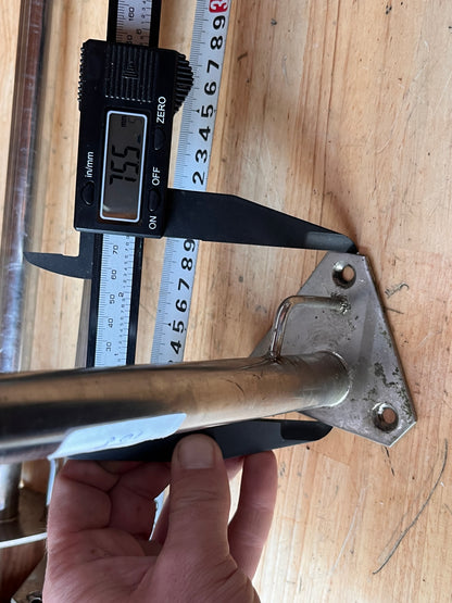 4 RVS scepters 40 cm