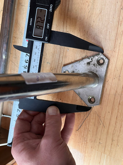 4 RVS scepters 40 cm