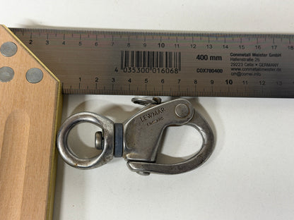 Lewmar rvs sluiting met draaibaar oog 90mm