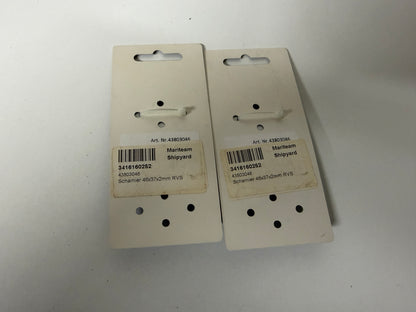 Talamex scharnieren hoogglans 46x37x2 mm RVS
