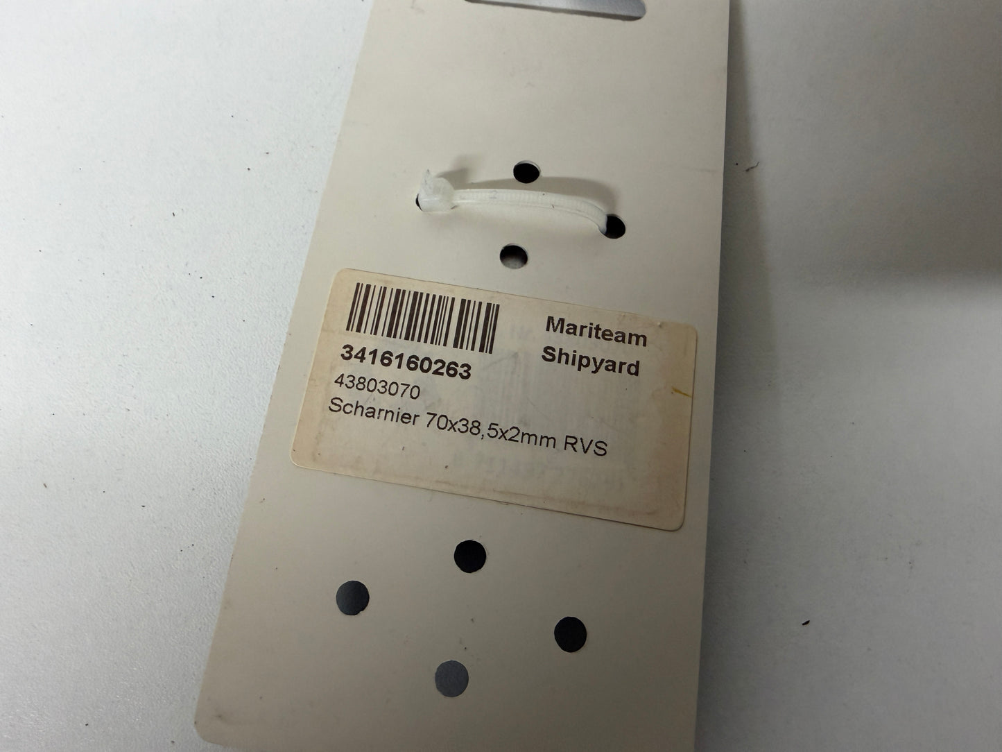 Talamex scharnier rvs 70x38.5x2mm