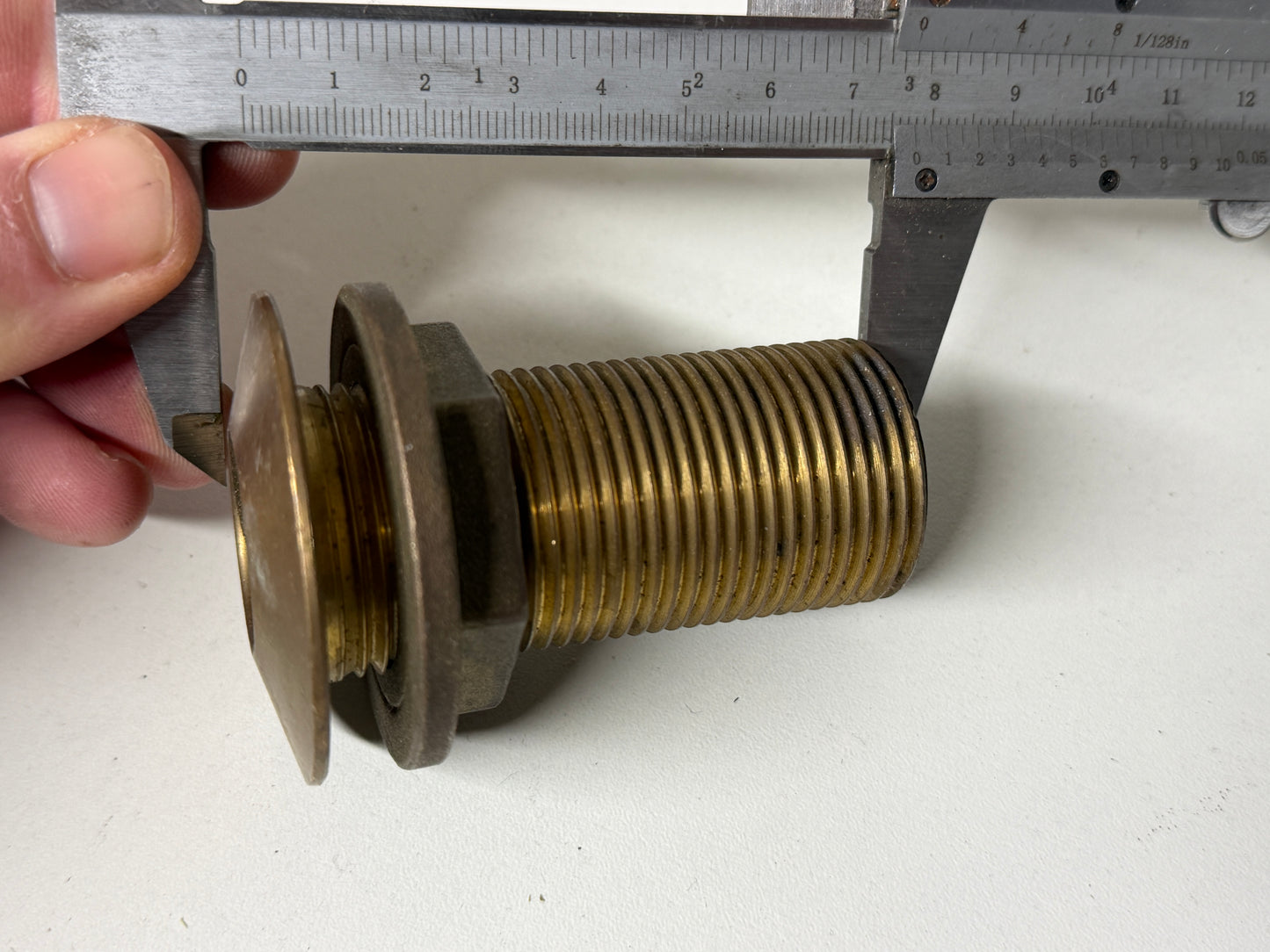 Bronzen/messing doorvoer 33mm