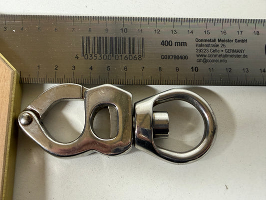 Snap-shackle / Snapsluiting met trekkeropening 110 mm