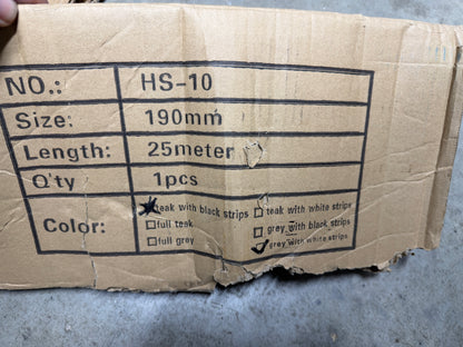 PVC teak 25 meter x 190 mm