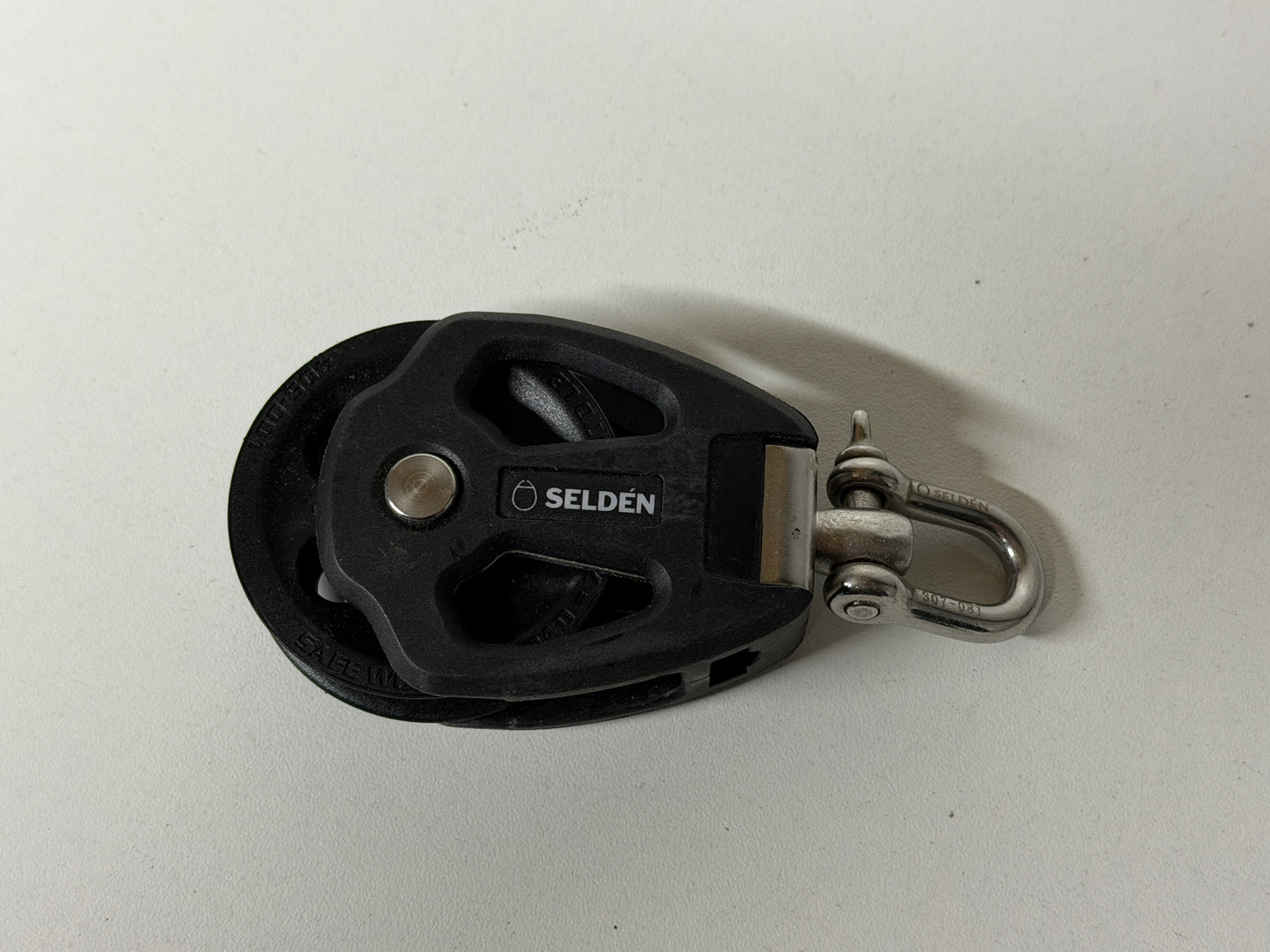 Selden 1 schijfs blok 50 mm tot 12 mm lijn