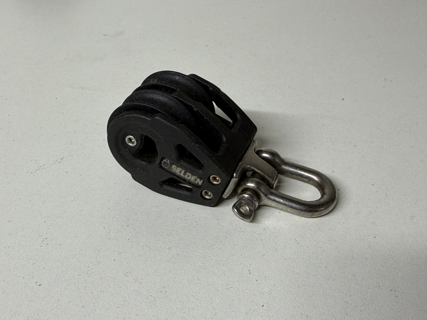 Selden 2 schijfs blok gelagerd 30 mm tot 8 mm lijn