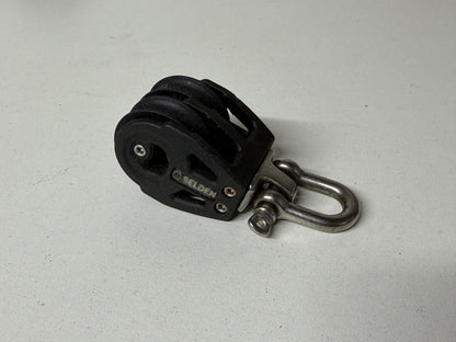 Selden 2 schijfs blok gelagerd 30 mm tot 8 mm lijn