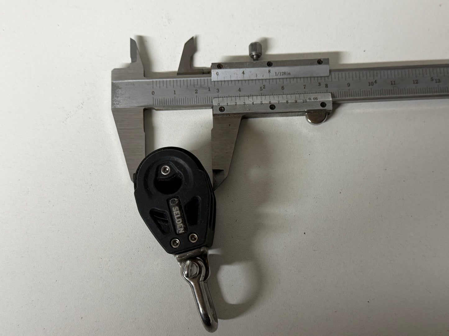 Selden 2 schijfs blok gelagerd 30 mm tot 8 mm lijn