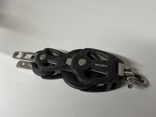 Selden vioolblok met hondsvot 50 mm tot 12 mm lijn