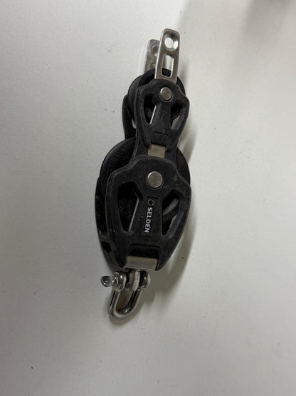 Selden vioolblok met hondsvot 50 mm tot 12 mm lijn