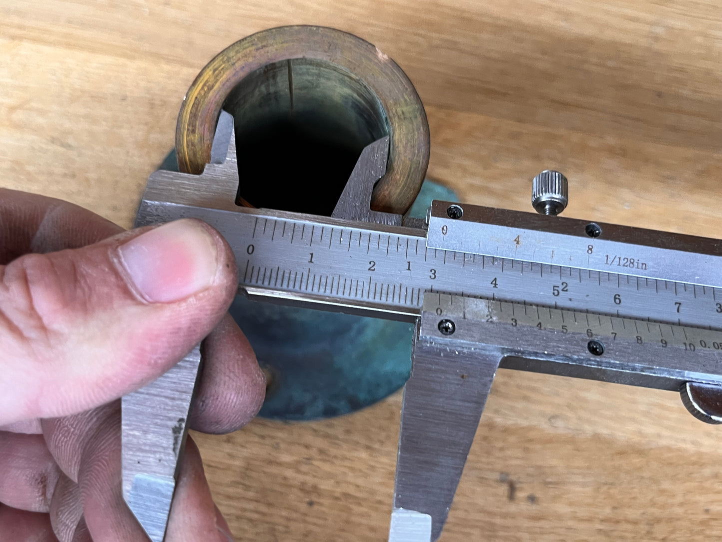 Grote bronzen (vlaggenstok) houder 31 mm